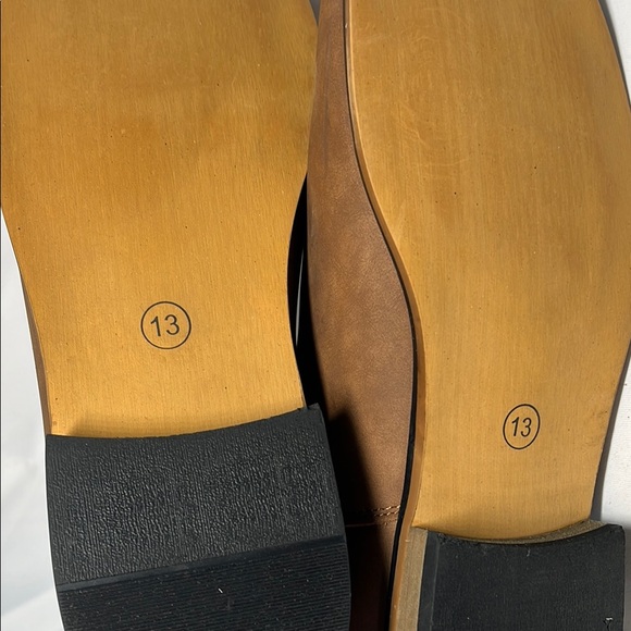 Men's Brown Leather Ankle Boots - Picture 6 of 6